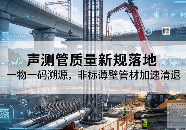 迁西声测管质量新规落地，一物一码溯源，非标薄壁管材加速清退